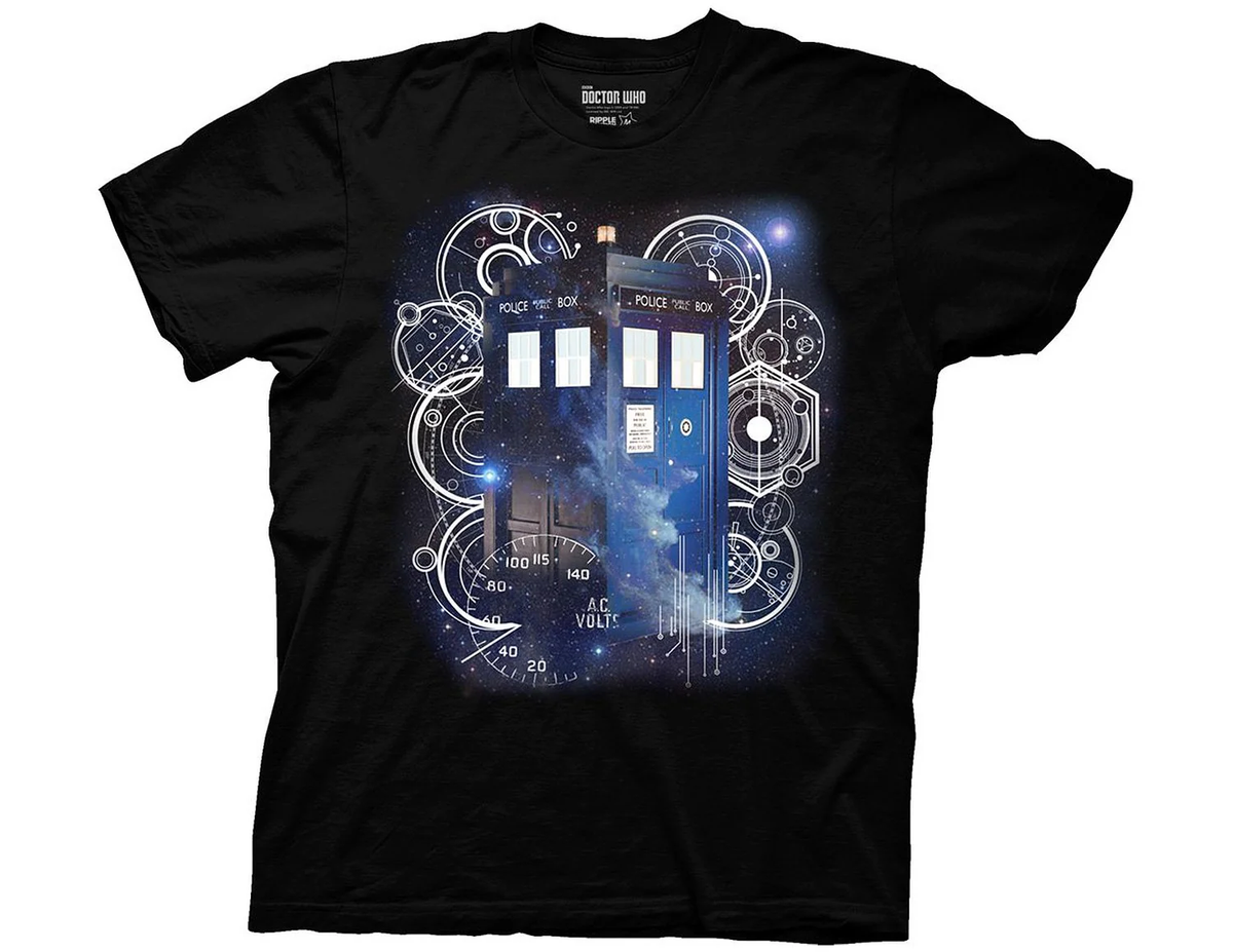 Doctor Who Tardis Space Tech T-Shirt