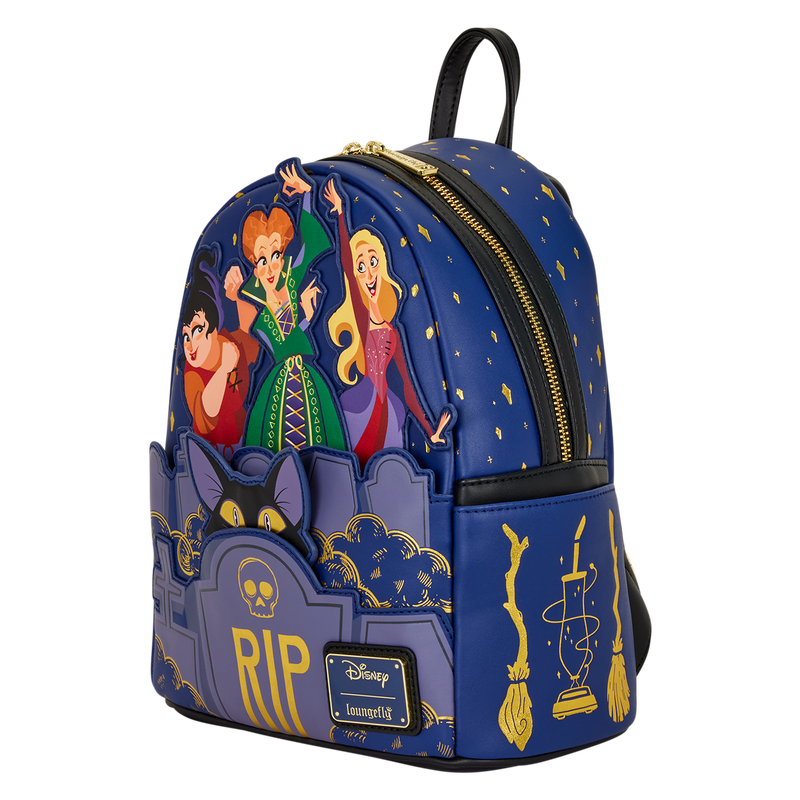 Loungefly Disney Hocus Pocus Sanderson Sisters Graveyard Mini Backpack
