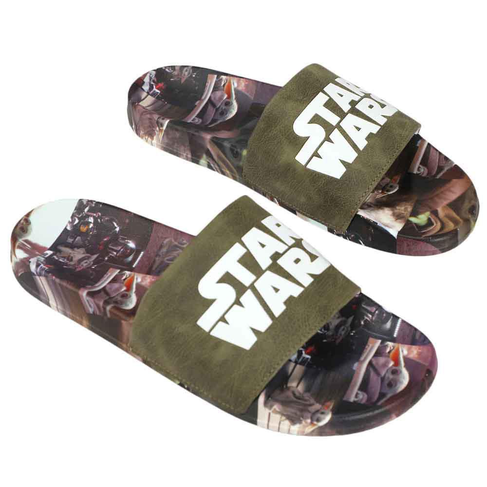 Star Wars The Mandalorian Grogu Athletic Slide Sandals-zoom-4
