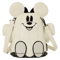 Loungefly Mickey & Minnie Mouse Ghost Glow Figural Crossbody Bag