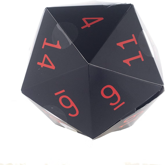 Dungeons and Dragons 3-Pack Crew Socks With D&D Dice Packaging for Men-zoom-4