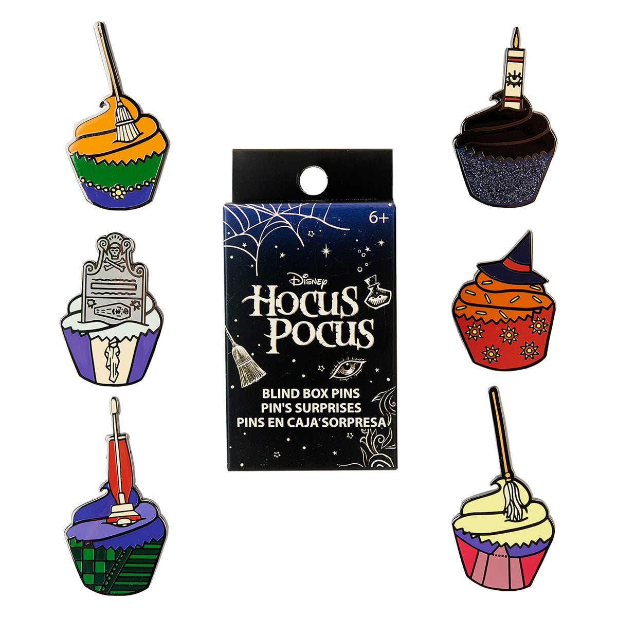 Loungefly Hocus Pocus Sweets Blind-Box 1 1/2-Inch Enamel Pin-zoom-1