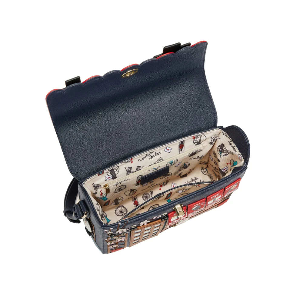 Vendula London Vendula Sushi - Blue Edition Box Bag-zoom-14