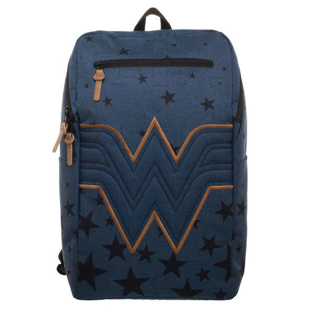 Wonder Woman Tech Backpack with Gold Outline