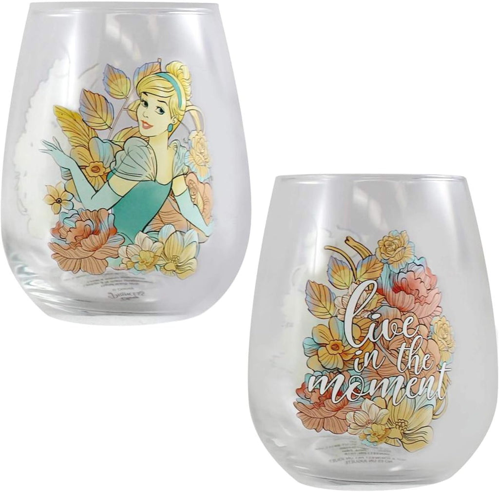 Disney Princess 18 oz. Contour Glass - Set of 4