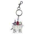 Loungefly Nightmare Before Christmas Lock Shock and Barrel Enamel Keychain