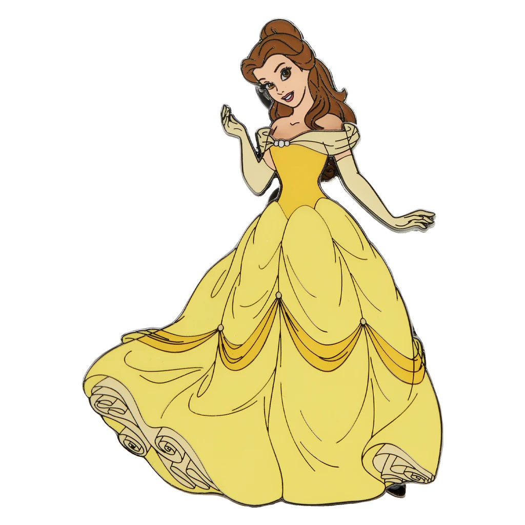 Loungefly Pin Set - Beauty And The Beast Belle Magnetic Paper Doll Pin Set-zoom-3