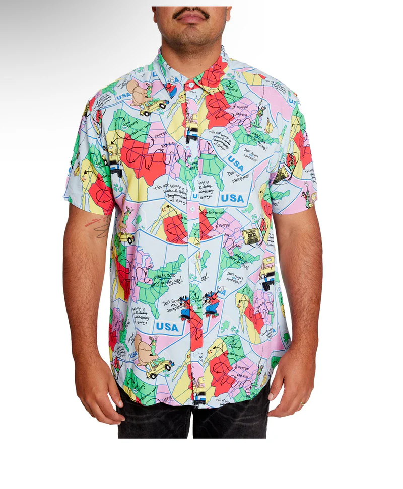 Loungefly Button Up Goofy Movie Shirt-3