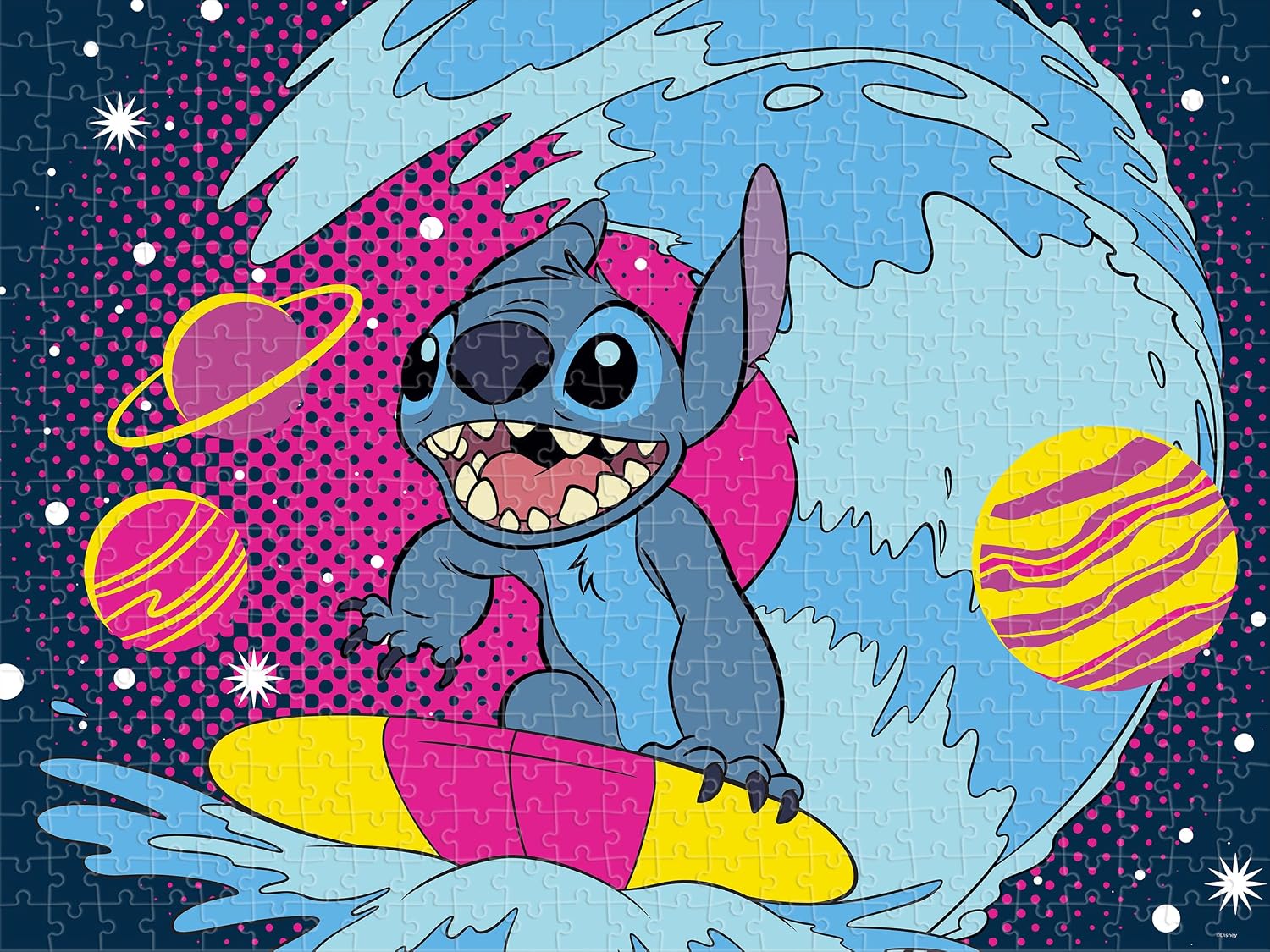 Prime 3D Stitch Surfing, 200-Piece 3D Jigsaw Puzzle, 24x18