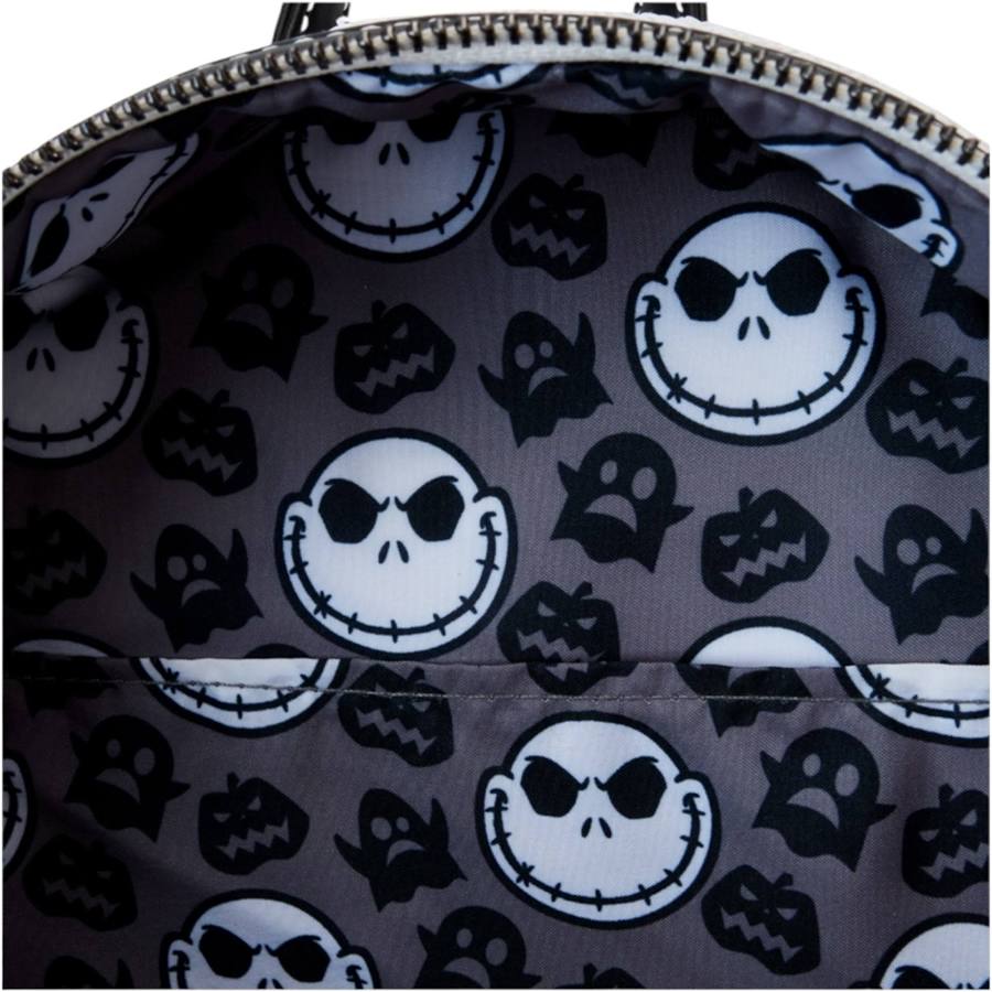 Loungefly The Nightmare Before Christmas Jack Skellington Sequin Mini Backpack-zoom-4