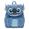 Loungefly Stitch Plush Sherpa Cosplay Mini Backpack
