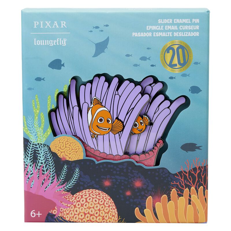 Loungefly Finding Nemo 20th Anniversary Sliding Pin