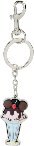 Loungefly Mickey and Minnie Date Night Ice Cream Keychain