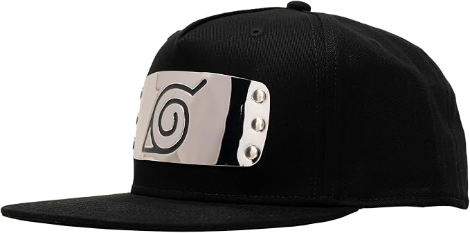 Naruto Shippuden Metal Plate Adult Flatbill Snapback Hat