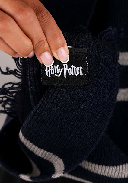 Harry Potter Ravenclaw House Lamb's Wool Scarf for Adults and Kids-zoom-4