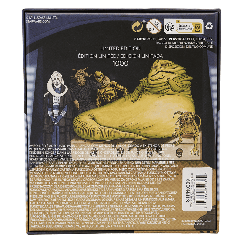 Loungefly Star Wars: Return of the Jedi 40th Anniversary Han Solo in Carbonite Sliding Pin-4