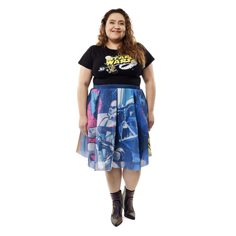 Loungefly Stitch Shoppe Star Wars Space Logo Ariana Top-zoom-8