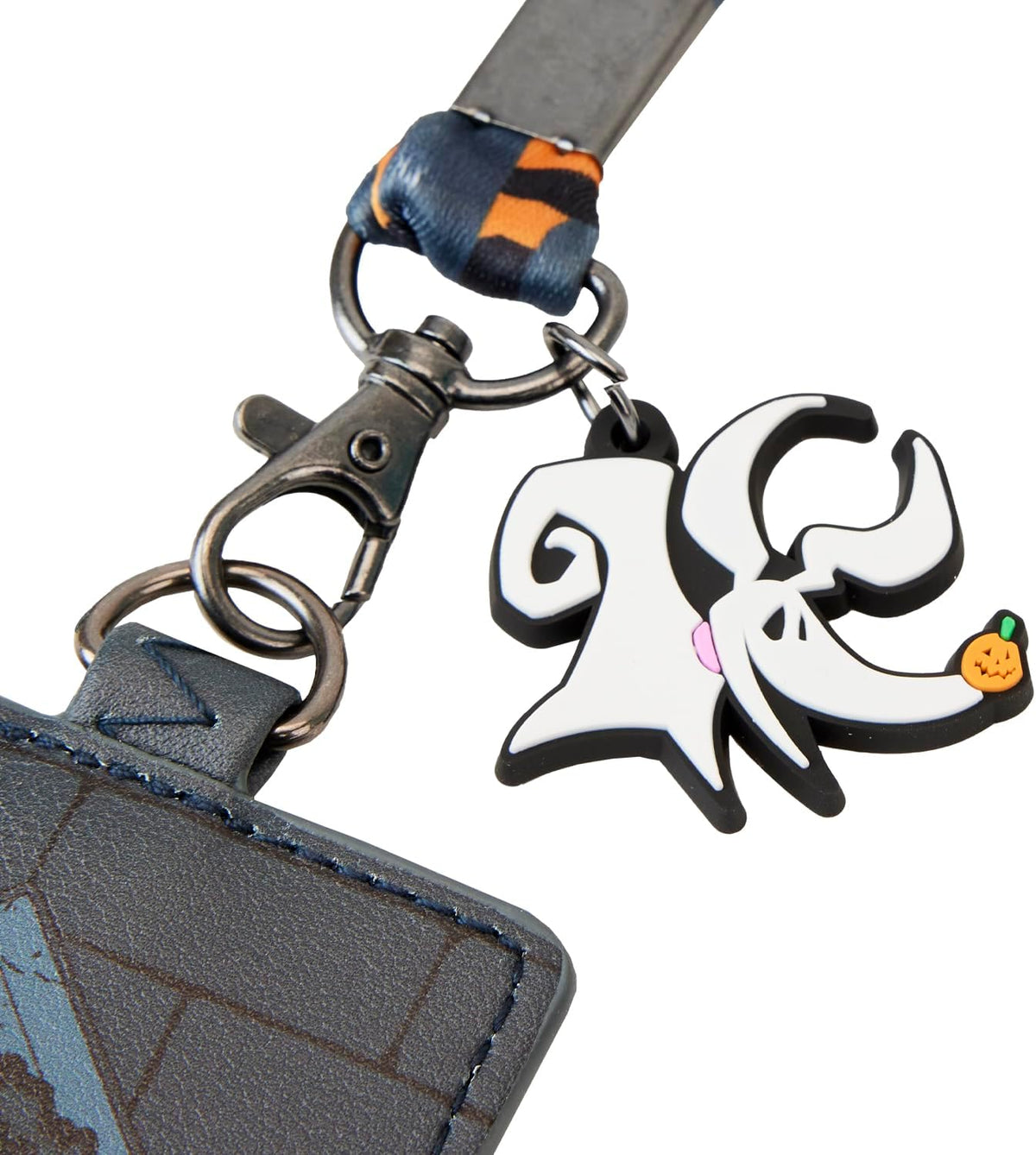 Loungefly Disney Jack Skellington Town Hall Lanyard with Card Holder