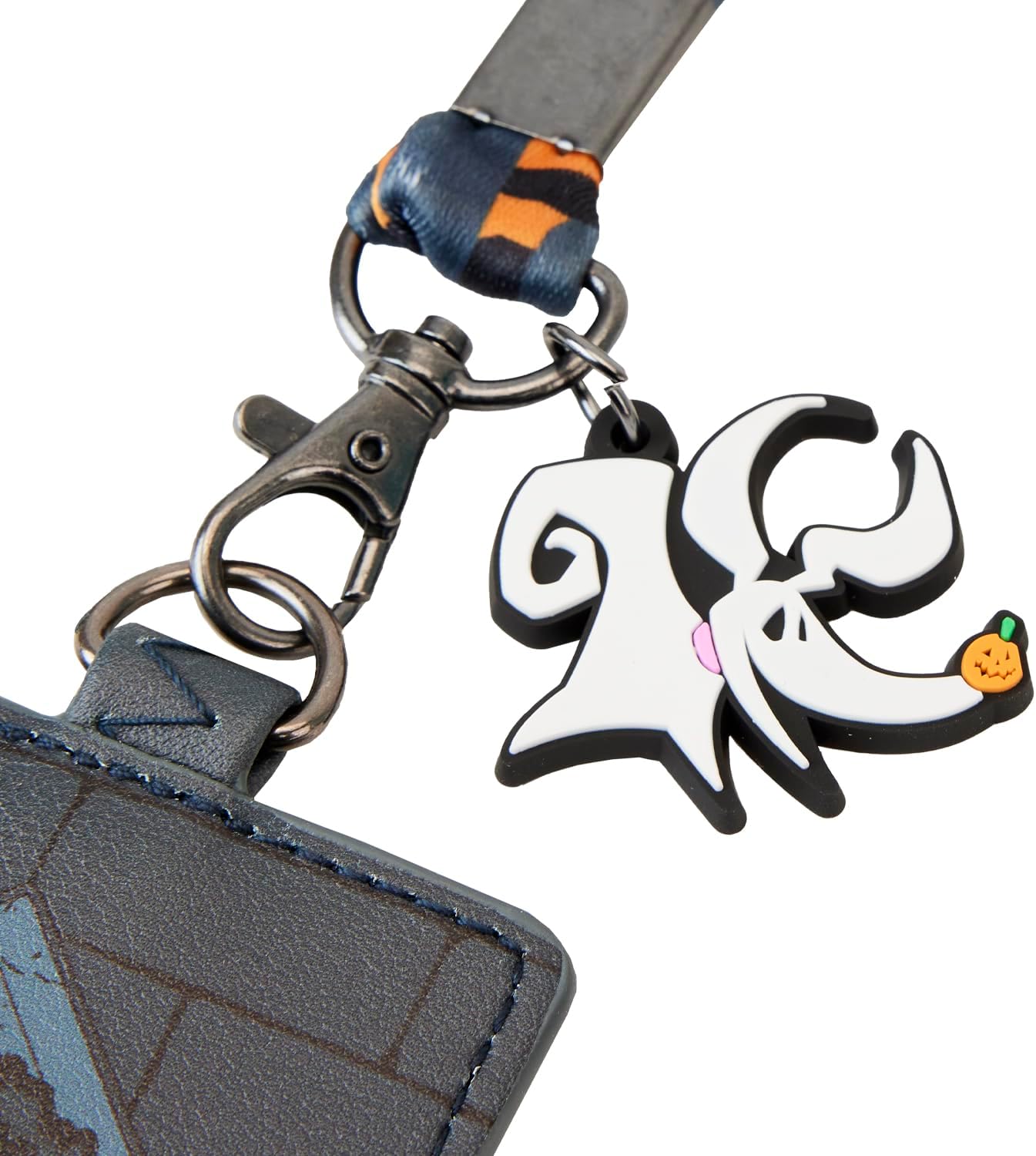 Loungefly Disney Jack Skellington Town Hall Lanyard with Card Holder-2