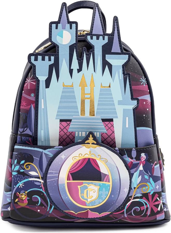 Loungefly Disney Cinderella Castle Series mini backpack