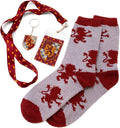Culture Fly Harry Potter Gryffindor Premium 3pc Accessory Bundle - Crew Socks, Keychain, Lanyard