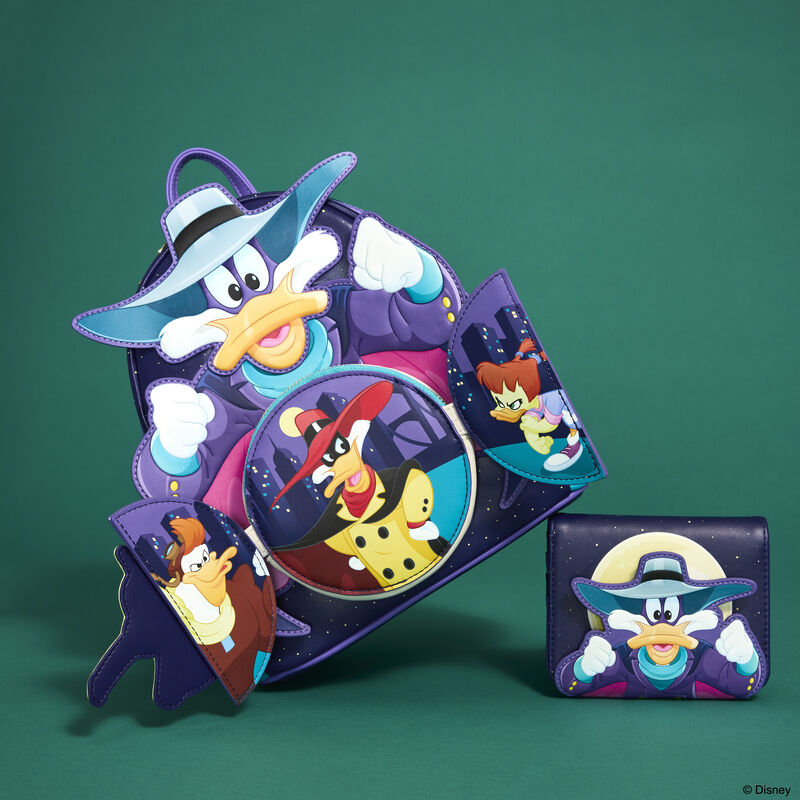 Loungefly Darkwing Duck Glow Mini Backpack-zoom-3
