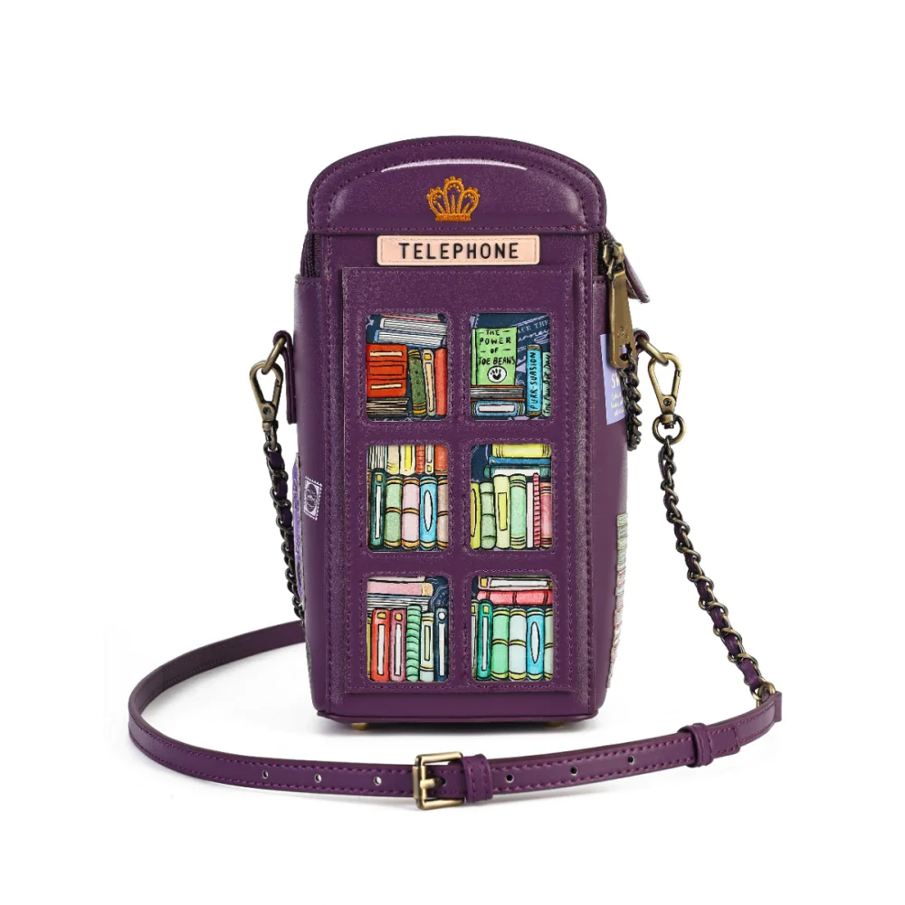 Vendula London Travelling Library Bookshop Book Nook Bag-11