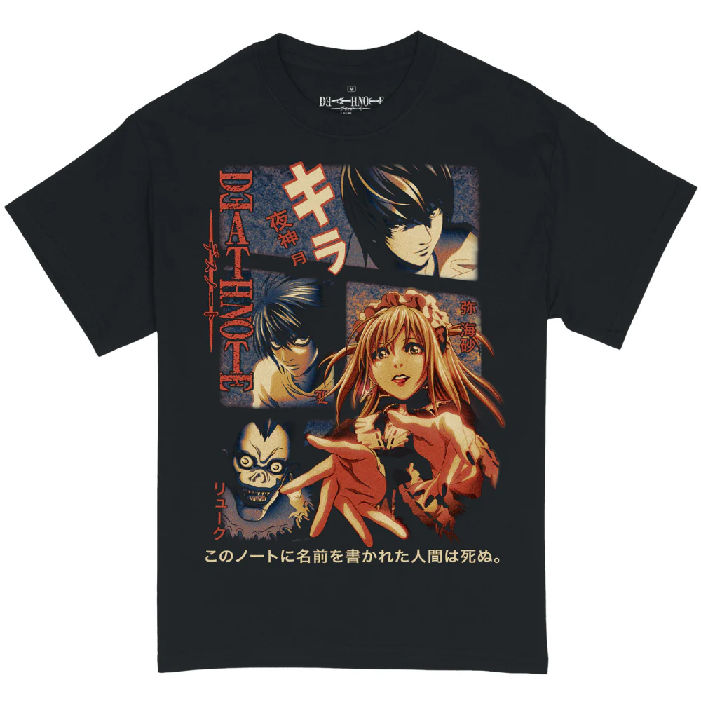 Death Note Vintage Poster T-Shirt-zoom-1