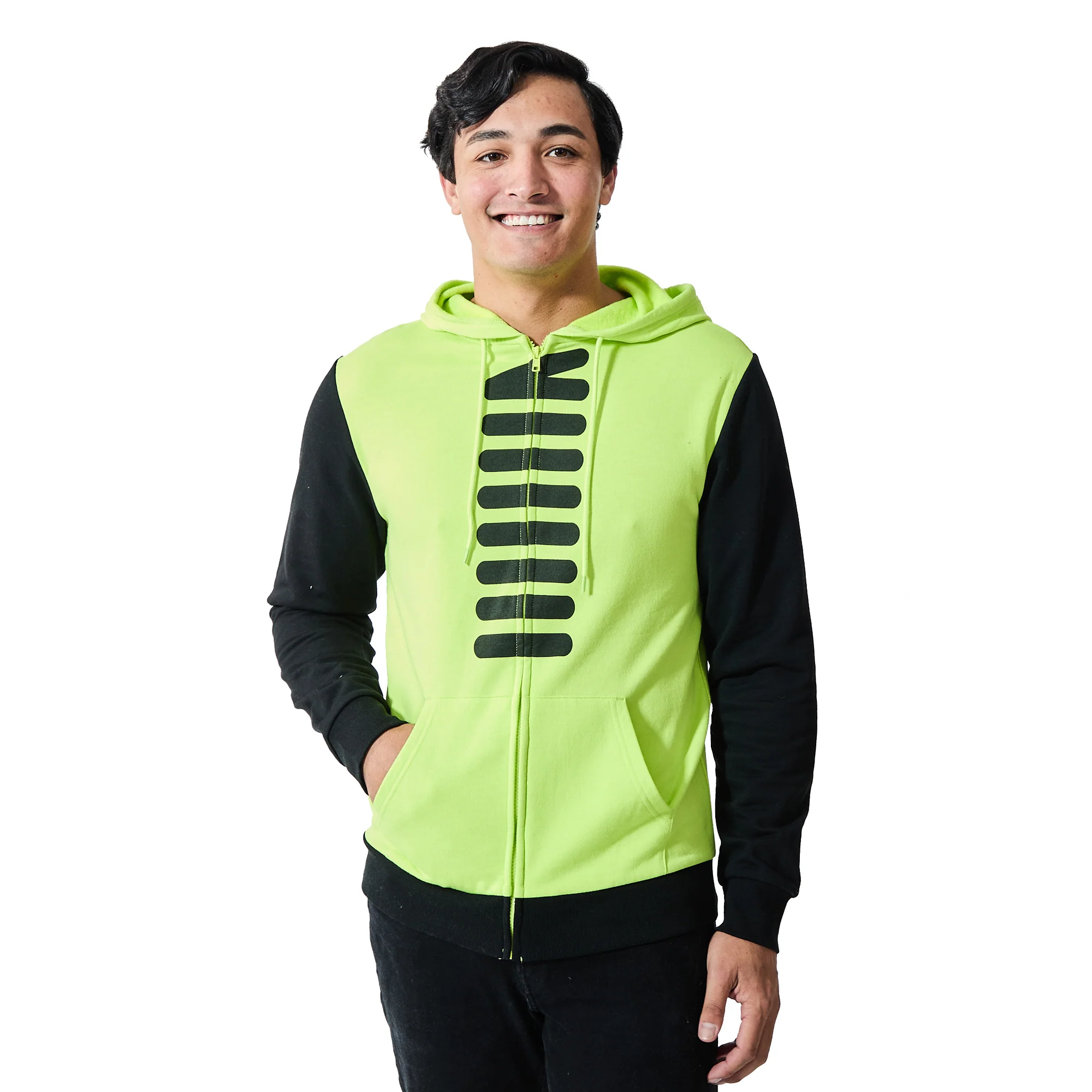 Invader Zim Air long sleeve mens color block cosplay hoodie-zoom-5