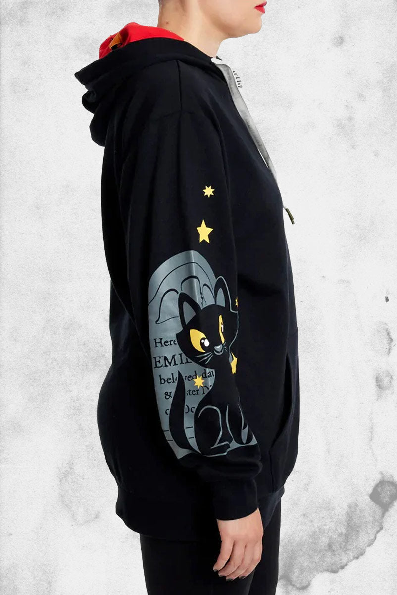 Loungefly Disney Halloween Hocus Pocus Thackery Binx I shall always be with you Unisex Hoodie-3