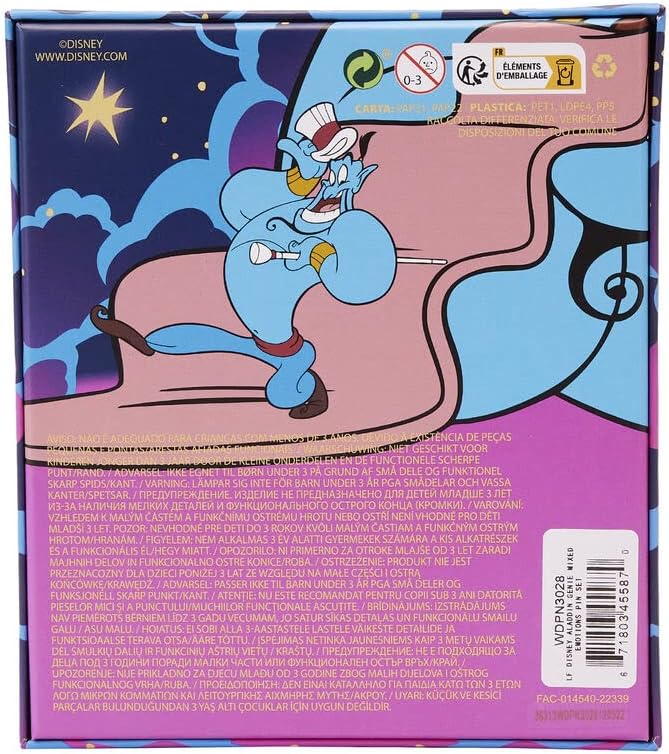 Loungefly Disney Aladdin Genie Mixed Emotions Pin Set-zoom-5