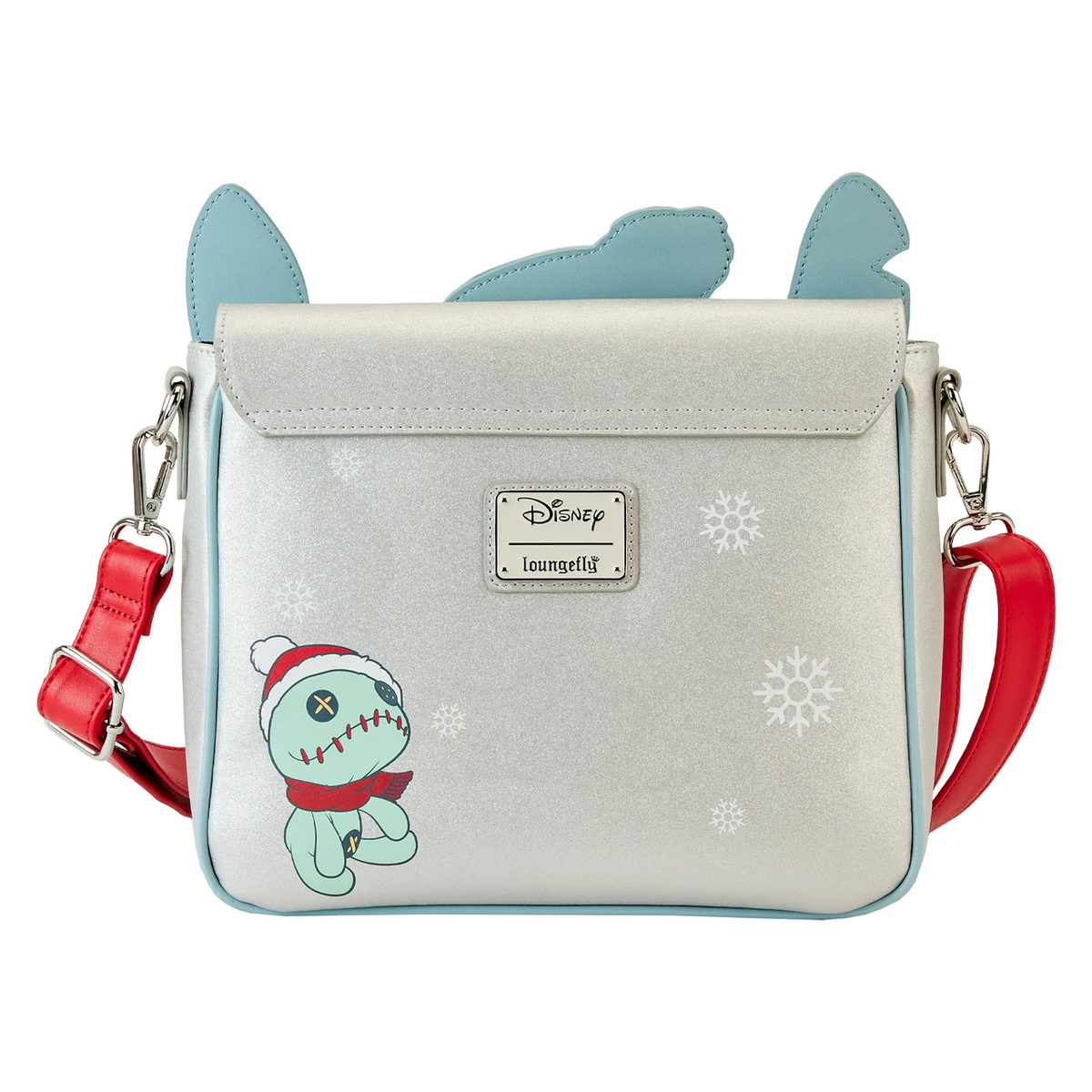 Loungefly Disney Stitch Holiday Glitter Crossbody Bag-zoom-4