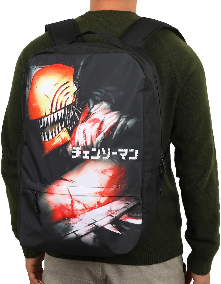 Chainsaw Man Denji Black Laptop Backpack