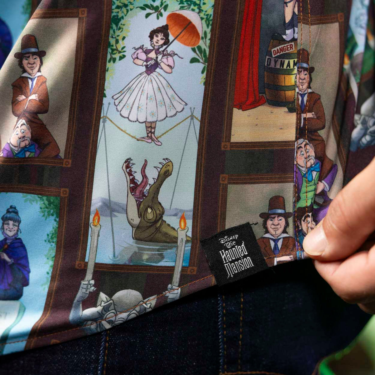 RSVLTS Disney's Haunted Mansion "The Stretching Room" – KUNUFLEX Short Sleeve Shirt-4