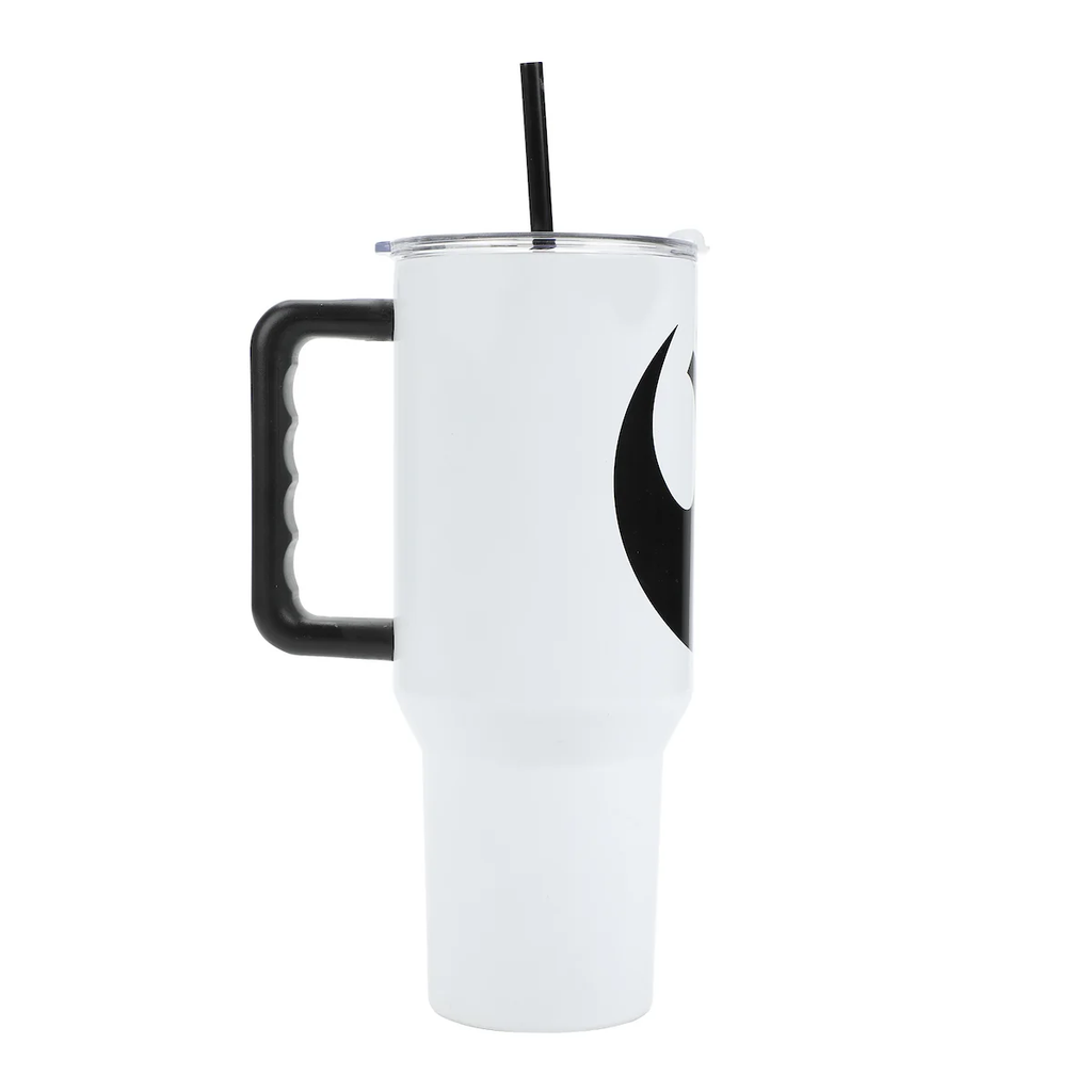 Star Wars Rebel Alliance Vacuum Insulated 40 Oz White Stainless Steel Tumbler with Leak-Proof Lid & Easy Carry Handle for Travel or Home