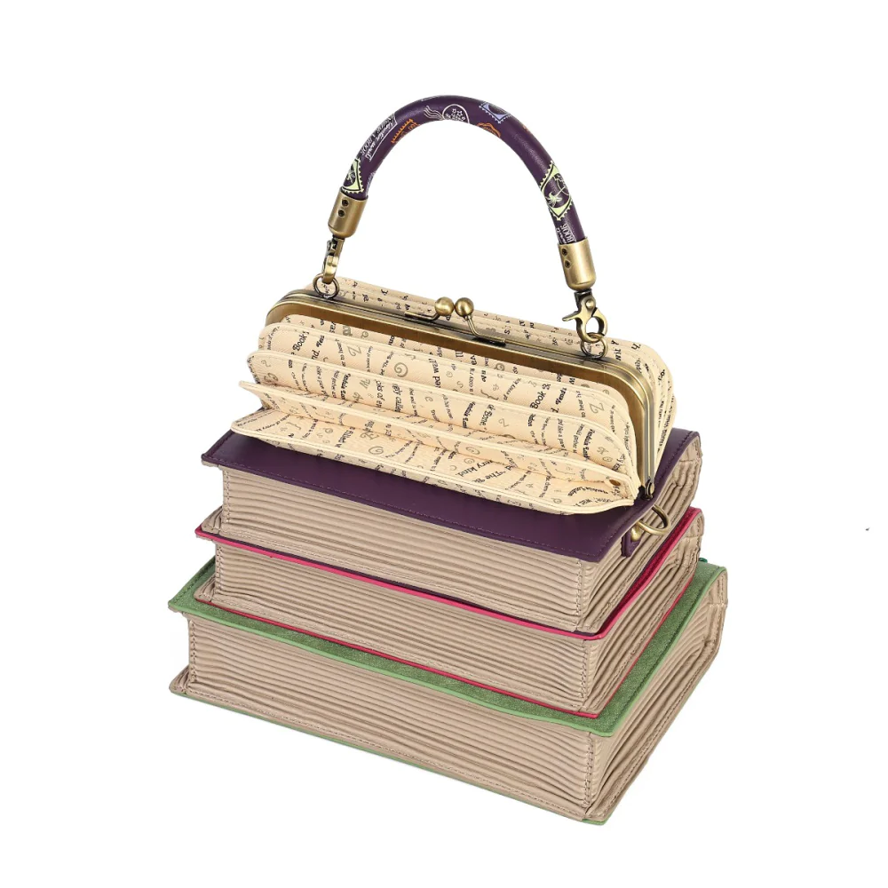 Vendula London Travelling Library Bookshop Turn The Page Bag-zoom-12