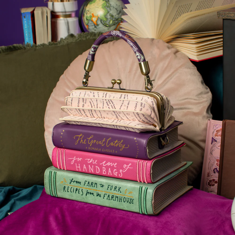 Vendula London Travelling Library Bookshop Turn The Page Bag-1