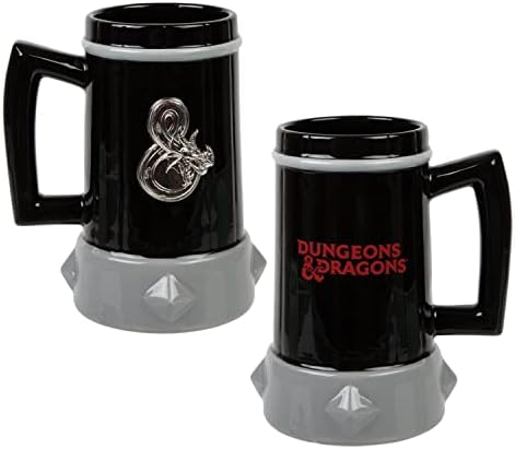 BIOWORLD Dungeons and Dragons Tankard Mug with Metal Ampersand-zoom-3