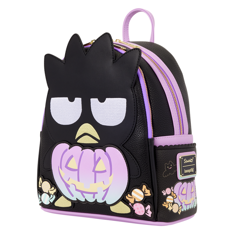 Loungefly Sanrio Badtz-Maru Pumpkin Light-Up Cosplay Mini Backpack