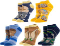 Avatar The Last Airbender Ankle Socks 5 Pack pairs