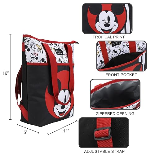 Disney Mickey Mouse Wink Black 16 can Insulated Cooler Tote