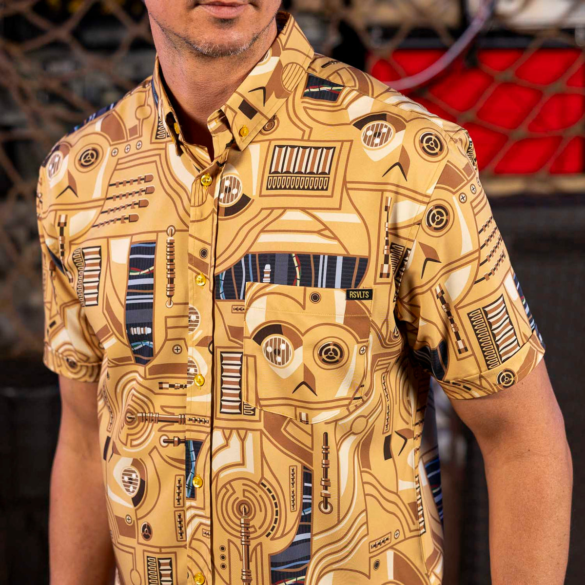 RSVLTS Star Wars "Oh Dear!" – KUNUFLEX Short Sleeve Shirt