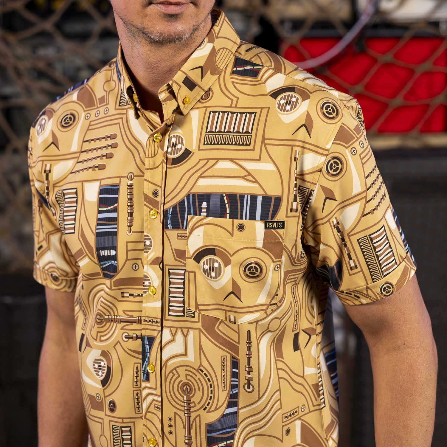 RSVLTS Star Wars "Oh Dear!" – KUNUFLEX Short Sleeve Shirt