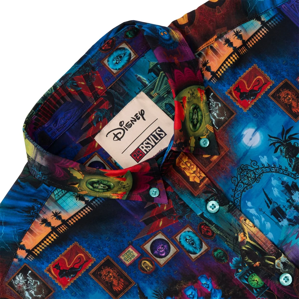 RSVLTS Disney's Haunted Mansion "999 Happy Haunts" – KUNUFLEX Short Sleeve Shirt-zoom-6