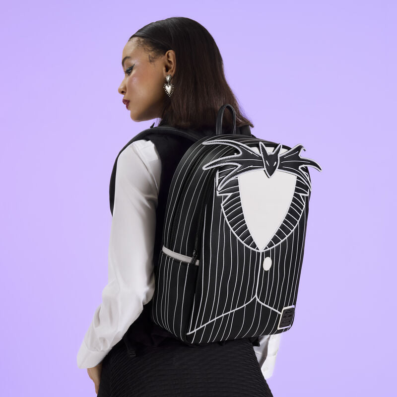 Loungefly Disney The Nightmare Before Christmas Jack Skellington Cosplay Full-Size Glow Backpack