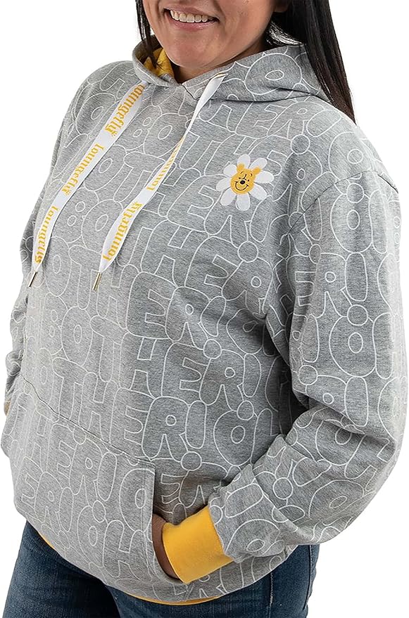 Loungefly Apparel Disney Winnie the Pooh adult all over print hoodie-zoom-5