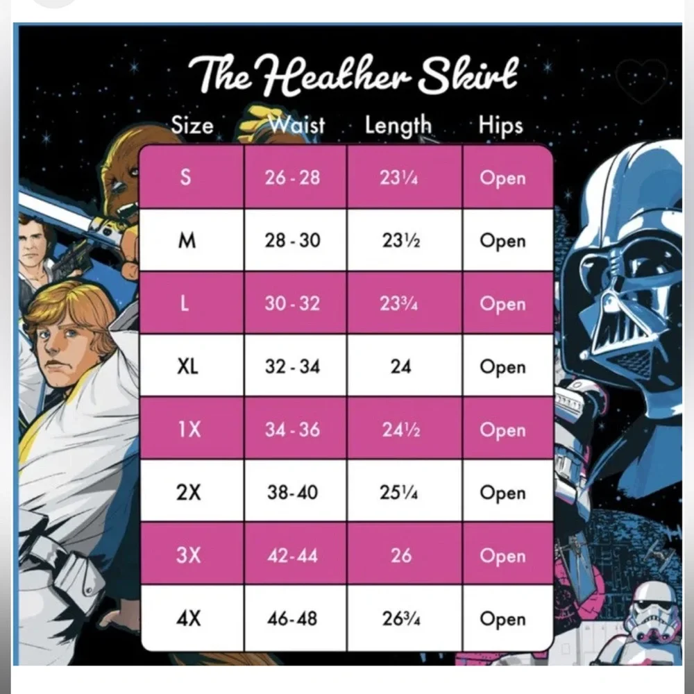 Loungefly Stitch Shoppe Star Wars Dark Side vs Light Side Double sided Heather Skirt-zoom-4