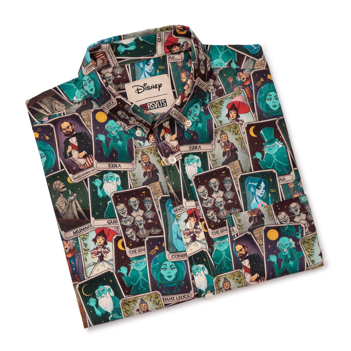 RSVLTS Disney's Haunted Mansion "Deck of the Dead" – KUNUFLEX Short Sleeve Shirt-9