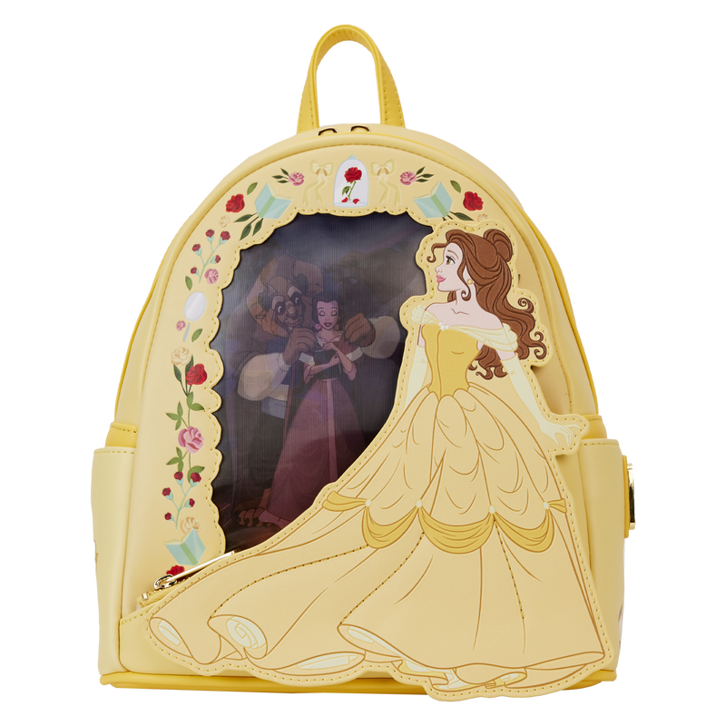 Loungefly Disney Beauty and the Beast Belle Princess Lenticular Mini Backpack-zoom-2
