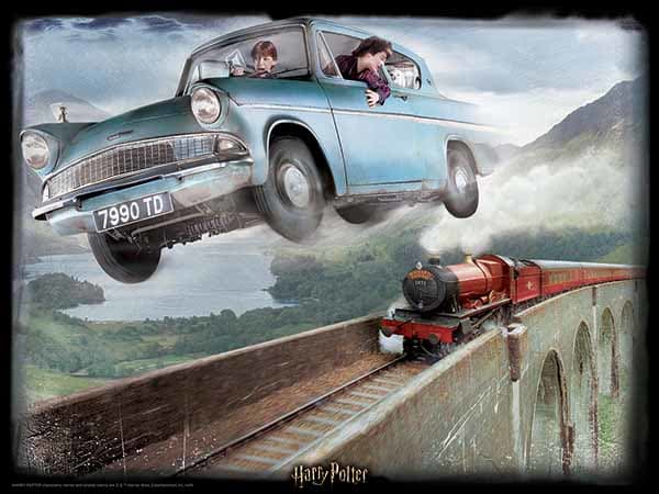 Ford Anglia Harry Potter - 500pc Jigsaw Puzzle by Prime 3D